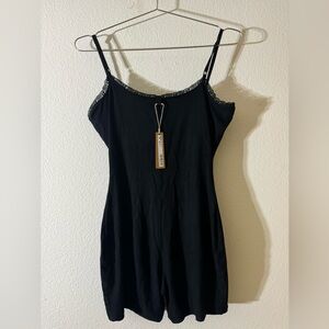 Skims Soft Lounge Lace Scoop Onesie